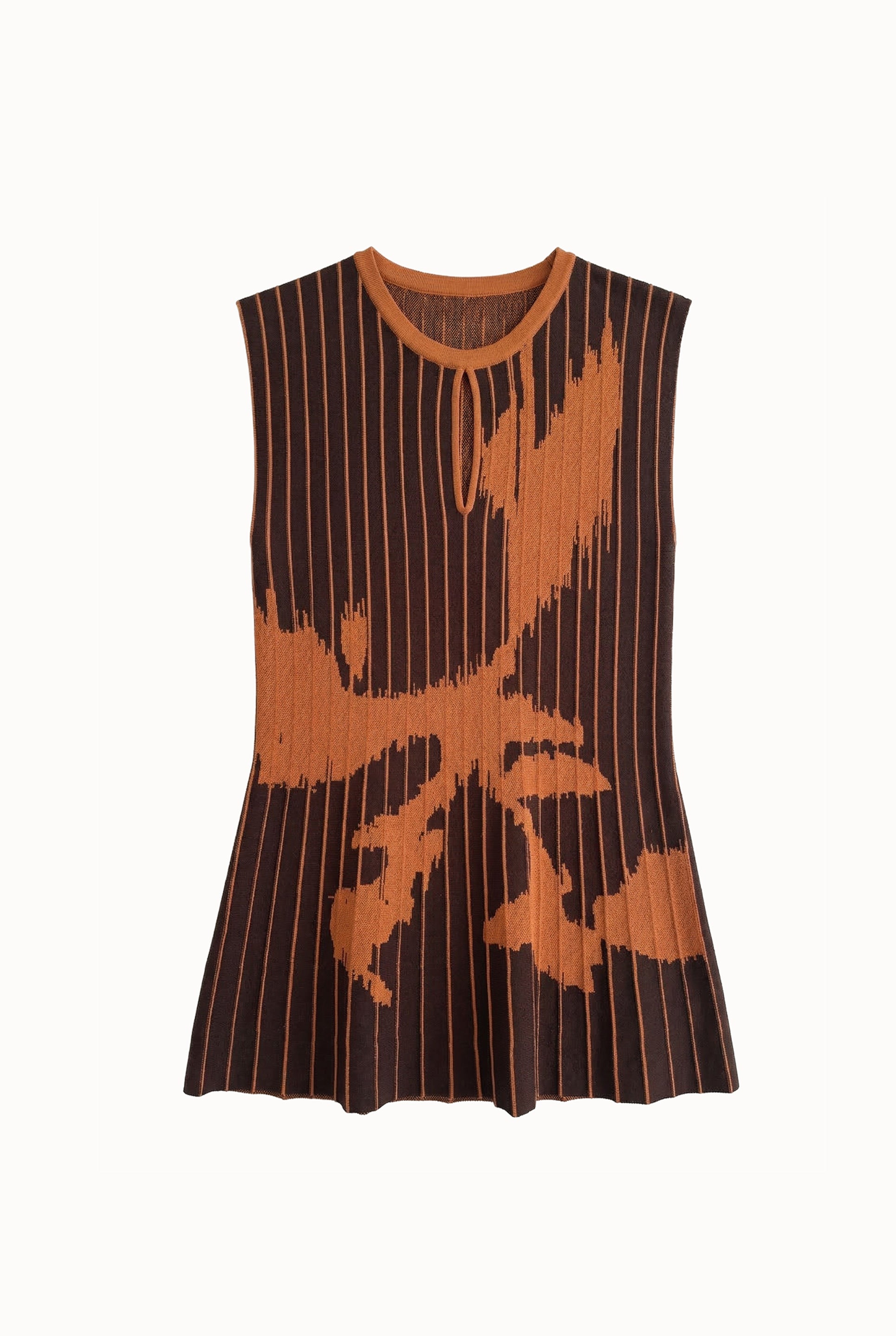 Paraiso Knit Top Orange